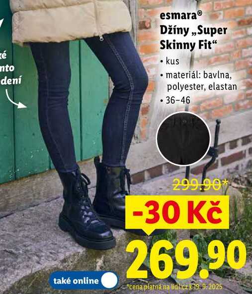 esmara Džíny ,,Super Skinny Fit" 