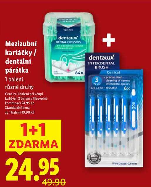 Mezizubní kartáčky/dentální párátka 