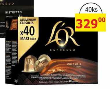 L'OR kapsle do kávovaru 40ks