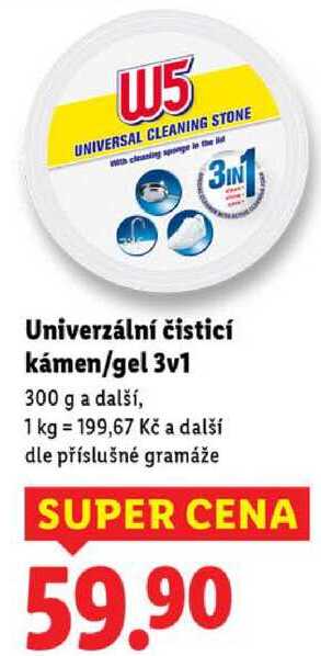 Univerzální čisticí kámen/gel 3v1, 300 g a další
