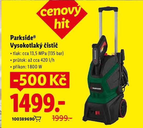 Parkside Vysokotlaký čistič 