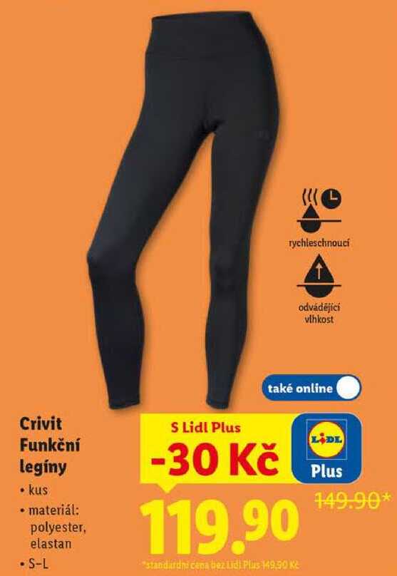 Crivit Funkční Legíny 