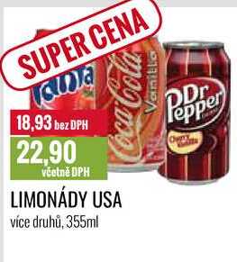 LIMONÁDY USA 355ml 