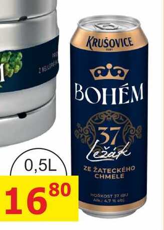 KRUŠOVICE BOHÉM - světlý ležák 0,5l