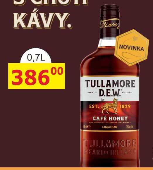 TULLAMORE D.E.W. CAFÉ HONEY LIQUEUR 0,7l