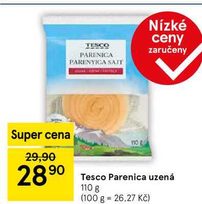 Tesco Parenica uzená, 110 g 