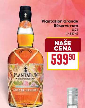 Plantation Grande Réserve rum 0,7l
