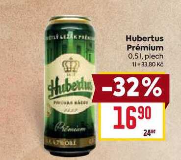 Hubertus Prémium 0,51, plech 