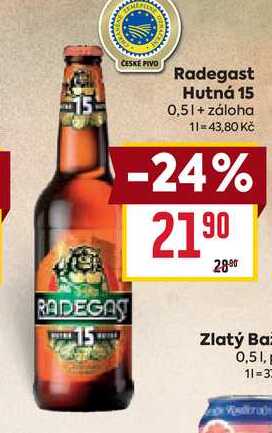 Radegast Hutná 15 0,5l