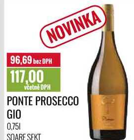 PONTE PROSECCO GIO 0,75l
