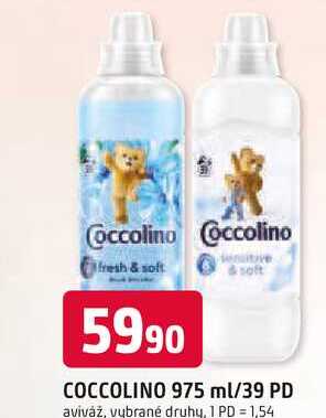 COCCOLINO 975 ml/39 PD aviváž