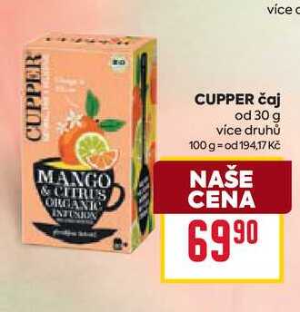 CUPPER čaj od 30 g  