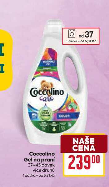 Coccolino Gel na praní 37-45 dávek 