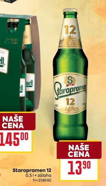 Staropramen 12 0,5l