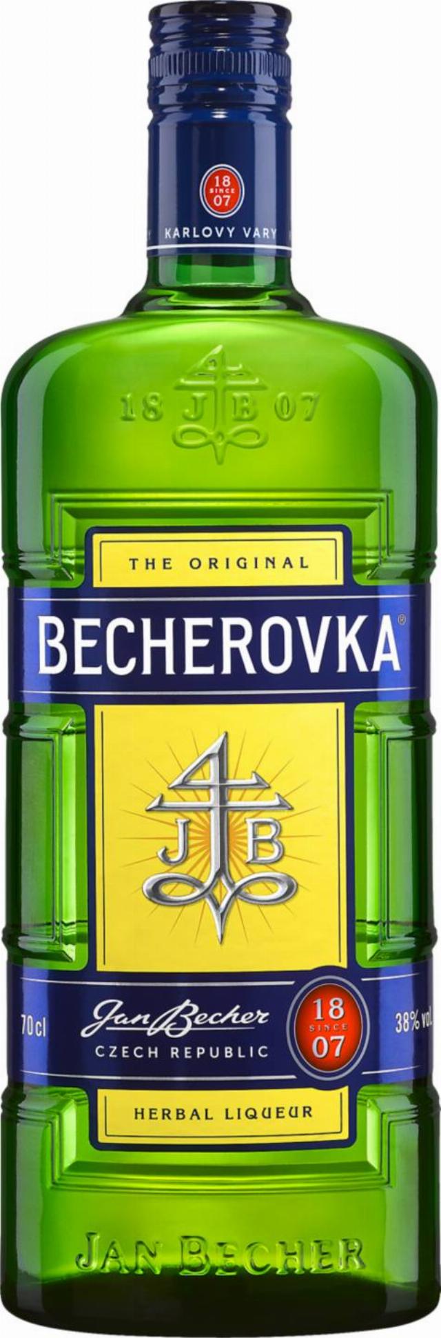 Becherovka Bylinný likér 38% 0,7l lahev