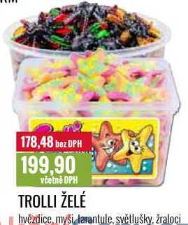 TROLLI ŽELÉ 75 nebo 150 ks
