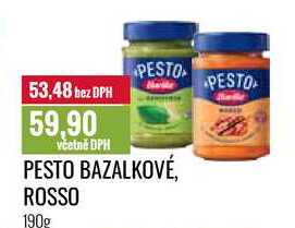 PESTO BAZALKOVÉ, ROSSO 190g 
