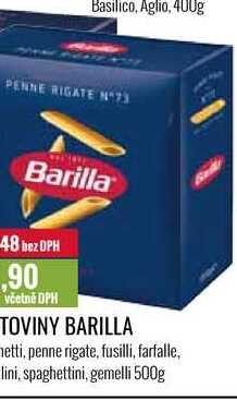 TĚSTOVINY BARILLA 500g