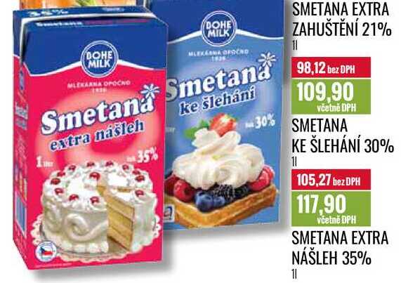 SMETANA EXTRA NÁŠLEH 35% 1l