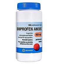 Ibuprofen Aneos 400 mg 100 potahovaných tablet