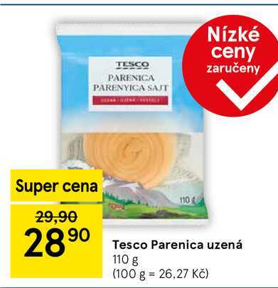 Tesco Parenica uzená, 110 g