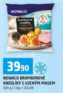 NOWACO BRAMBOROVÉ KNEDLÍKY S UZENÝM MASEM 320 g