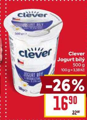 Clever Jogurt bílý 500 g 