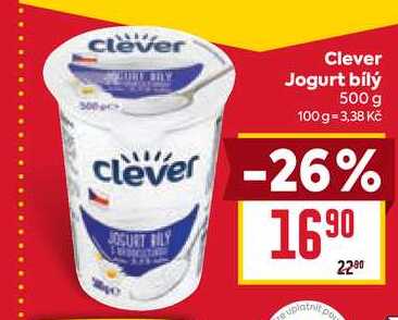 Clever Jogurt bílý 500 g