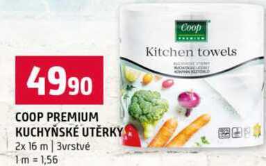 COOP PREMIUM KUCHYŇSKÉ UTĚRKY 2 x 16 m