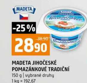 MADETA JIHOČESKÉ POMAZÁNKOVÉ TRADIČNÍ 150 g