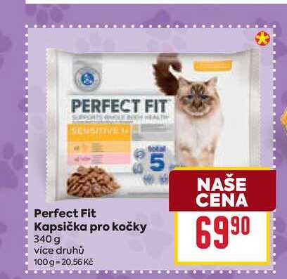 Perfect Fit Kapsička pro kočky 340 g 