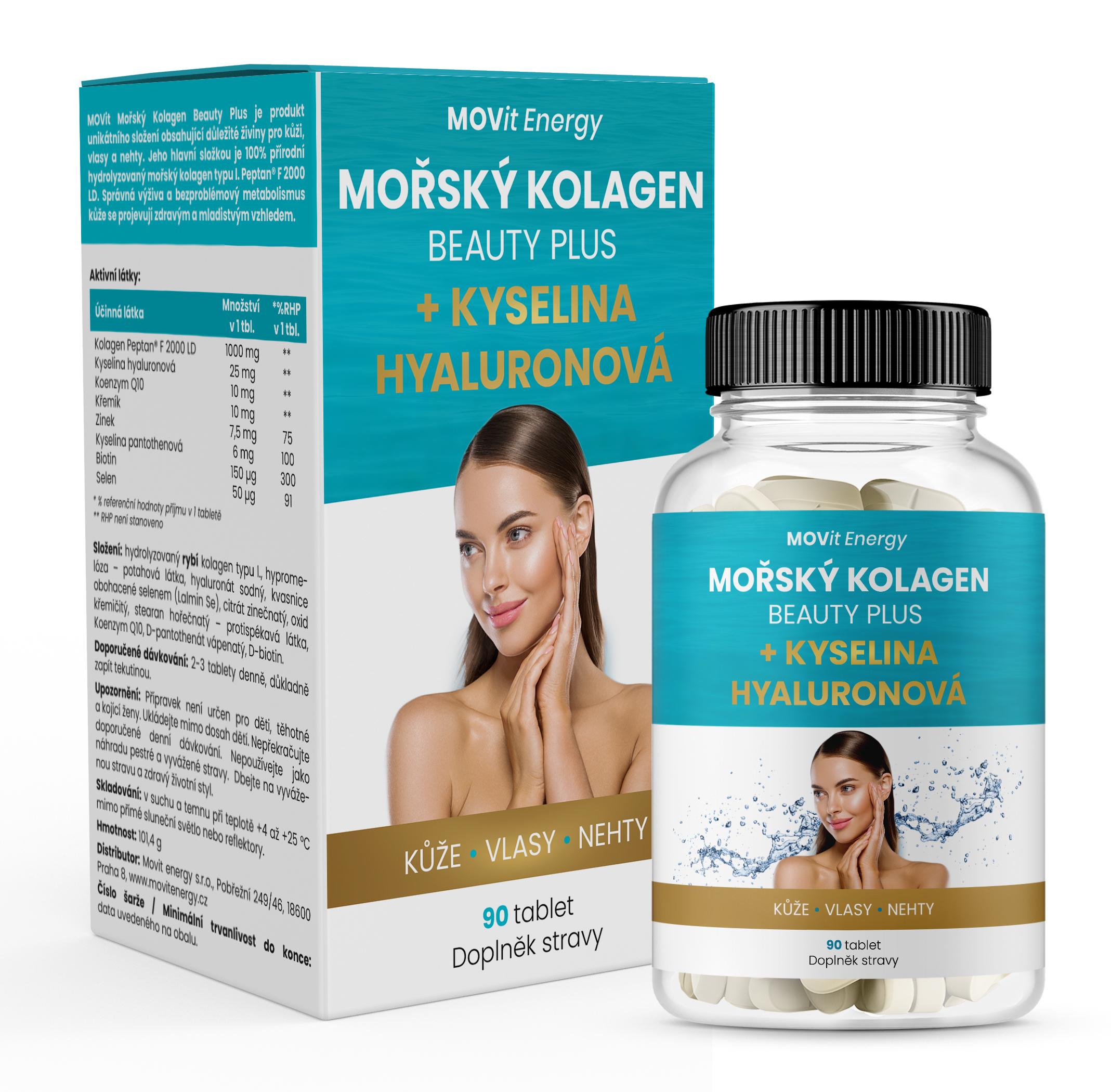Movit Mořský Kolagen Beauty Plus 90 tablet
