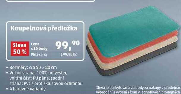 Koupelnová předložka