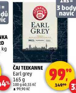 ČAJ TEEKANNE Earl grey, 165 g