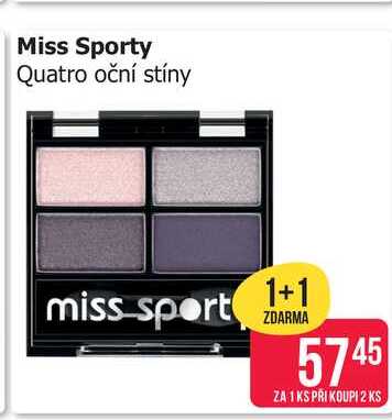 Miss Sporty Quatro oční stíny 