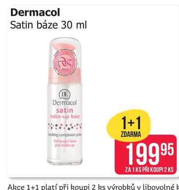Dermacol Satin báze 30 ml 