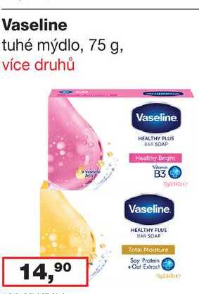 Vaseline tuhé mýdlo, 75 g, více druhů