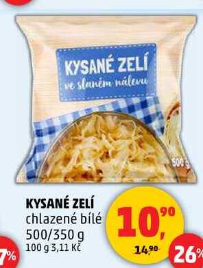 KYSANÉ ZELÍ chlazené bílé, 500 g