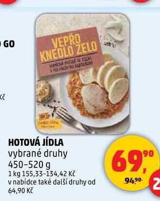 HOTOVÁ JÍDLA, 450-520 g