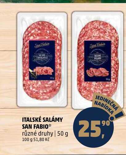 ITALSKÉ SALÁMY SAN FABIO, 50 g 