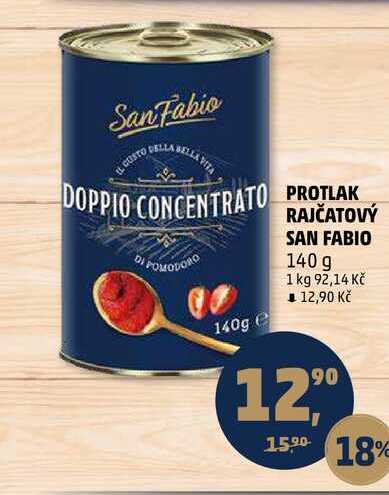 PROTLAK RAJČATOVÝ SAN FABIO, 140 g 