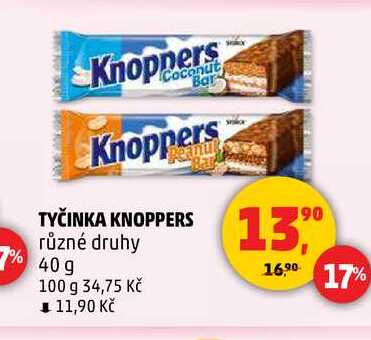 TYČINKA KNOPPERS, 40g 