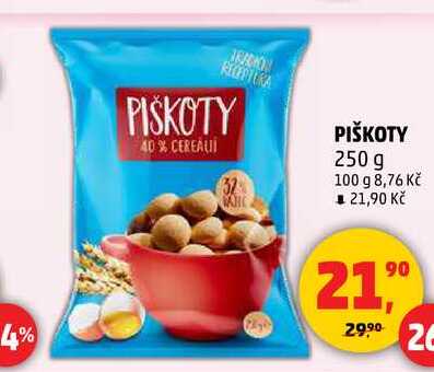 PIŠKOTY, 250 g