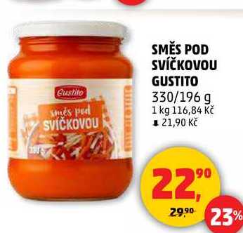 SMĚS POD SVÍČKOVOU GUSTITO, 330 g