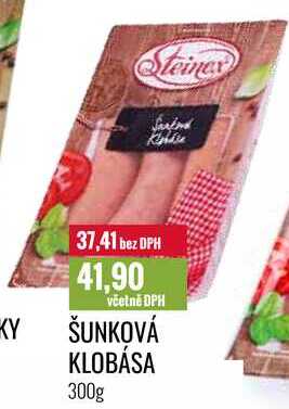 ŠUNKOVÁ KLOBÁSA 300g  