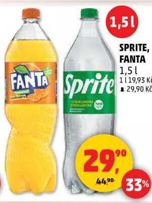 SPRITE, FANTA, 1,5 l