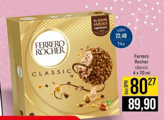 Ferrero Rocher classic 4 x 70 ml  