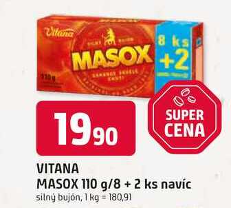 VITANA MASOX 110 g/8 + 2 ks navíc 