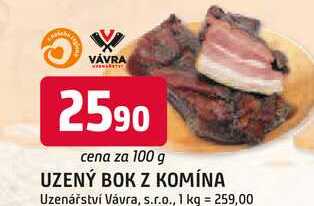 UZENÝ BOK Z KOMÍNA 100g