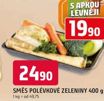 SMĚS POLÉVKOVÉ ZELENINY 400 g
